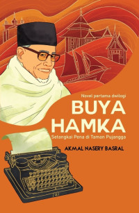 Image of novel pertama buy hamka setangkai pena di taman pujanggga